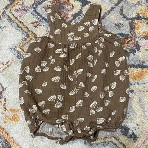Rylee + Cru - June Romper - Cocoa Seashells - 18-24 months